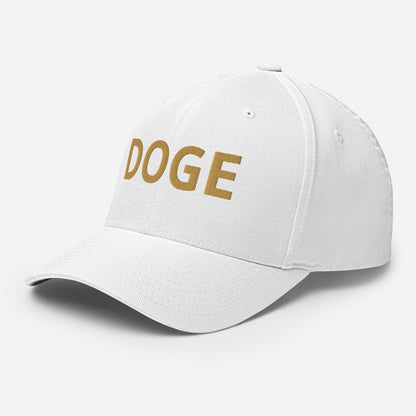 GOLD DOGE Hat Structured Twill DOGE Cap - Many Colors