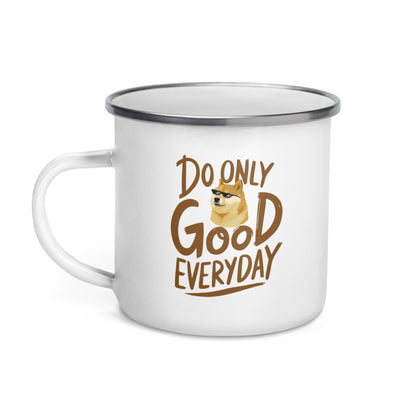 Signature DOGE Mug | Classic Do Only Good Everyday Enamel Mug