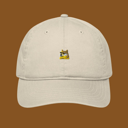 OG DOGE Dad Hat | Eco-Friendly Organic Cotton Cap | Classic DOGE Merch