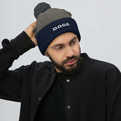 Department of Government Efficiency Pom-Pom Beanie