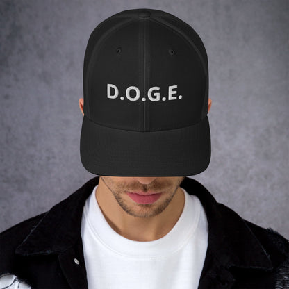 Department of Government Efficiency D.O.G.E. Trucker Hat DOGE Hat - Many Colors
