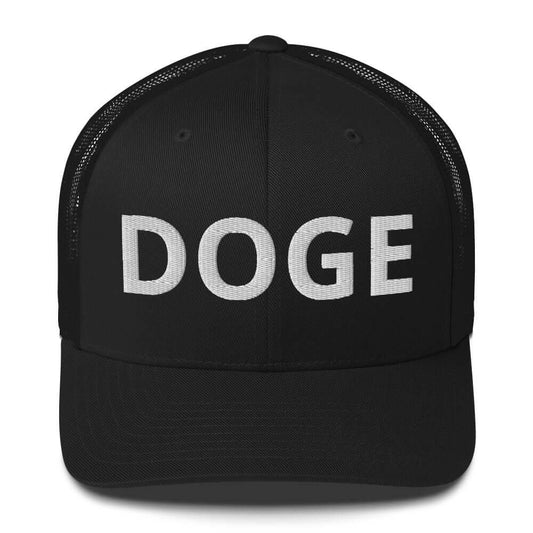 BOLD DOGE Premium Trucker Cap | Embroidered DOGE Hat | Adjustable Mesh Back Snapback