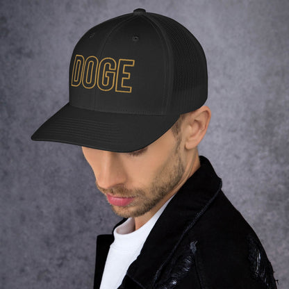 DOGE Trucker Cap DOGE Merch Department of Government Efficiency Meme Hat