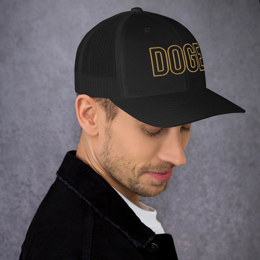 DOGE Trucker Cap DOGE Merch Department of Government Efficiency Meme Hat