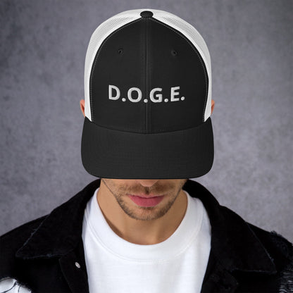 Department of Government Efficiency D.O.G.E. Trucker Hat DOGE Hat - Many Colors
