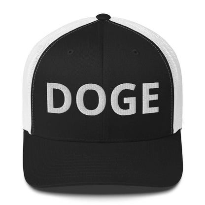 BOLD DOGE Premium Trucker Cap | Embroidered DOGE Hat | Adjustable Mesh Back Snapback