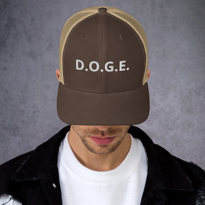 Department of Government Efficiency D.O.G.E. Trucker Hat DOGE Hat - Many Colors