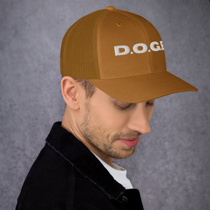Department of Government Efficiency D.O.G.E. Trucker Hat