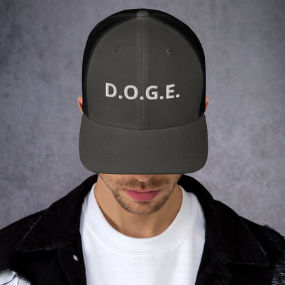 Department of Government Efficiency D.O.G.E. Trucker Hat DOGE Hat - Many Colors