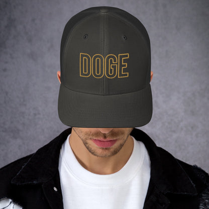 DOGE Trucker Cap DOGE Merch Department of Government Efficiency Meme Hat