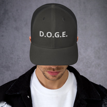 Department of Government Efficiency D.O.G.E. Trucker Hat DOGE Hat - Many Colors