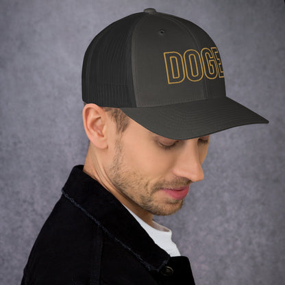 DOGE Trucker Cap DOGE Merch Department of Government Efficiency Meme Hat