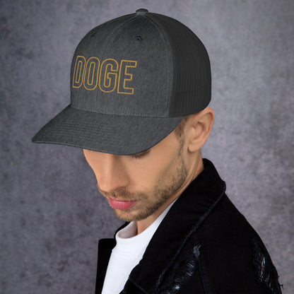DOGE Trucker Cap DOGE Merch Department of Government Efficiency Meme Hat