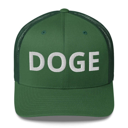 BOLD DOGE Premium Trucker Cap | Embroidered DOGE Hat | Adjustable Mesh Back Snapback