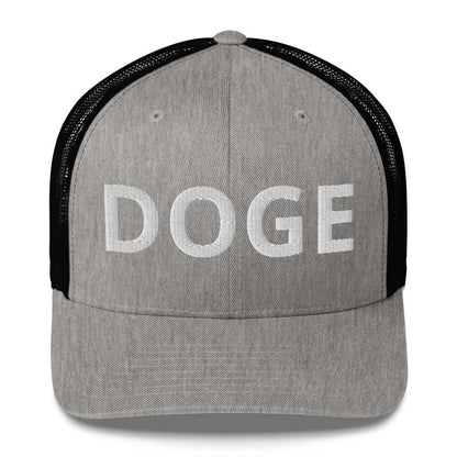 BOLD DOGE Premium Trucker Cap | Embroidered DOGE Hat | Adjustable Mesh Back Snapback