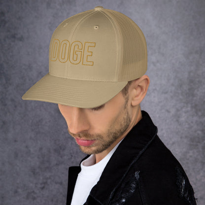 DOGE Trucker Cap DOGE Merch Department of Government Efficiency Meme Hat