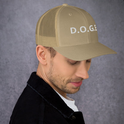 Department of Government Efficiency D.O.G.E. Trucker Hat DOGE Hat - Many Colors