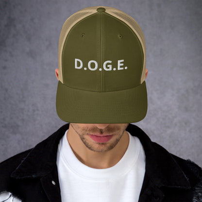 Department of Government Efficiency D.O.G.E. Trucker Hat DOGE Hat - Many Colors