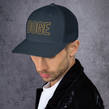 DOGE Trucker Cap DOGE Merch Department of Government Efficiency Meme Hat