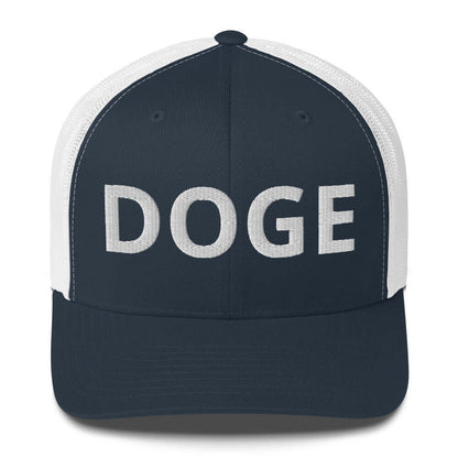 BOLD DOGE Premium Trucker Cap | Embroidered DOGE Hat | Adjustable Mesh Back Snapback