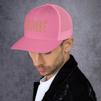 DOGE Trucker Cap DOGE Merch Department of Government Efficiency Meme Hat