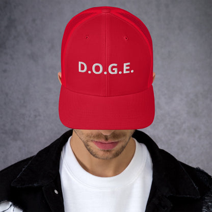 Department of Government Efficiency D.O.G.E. Trucker Hat DOGE Hat - Many Colors
