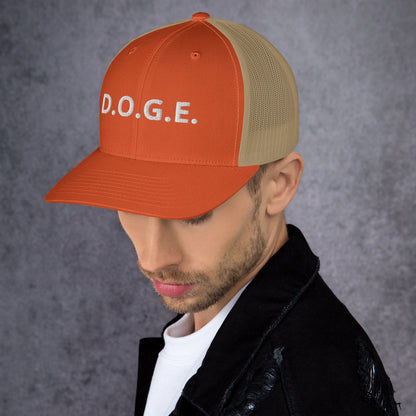 Department of Government Efficiency D.O.G.E. Trucker Hat DOGE Hat - Many Colors