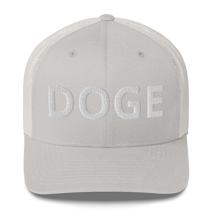 BOLD DOGE Premium Trucker Cap | Embroidered DOGE Hat | Adjustable Mesh Back Snapback