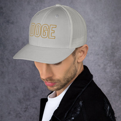 DOGE Trucker Cap DOGE Merch Department of Government Efficiency Meme Hat