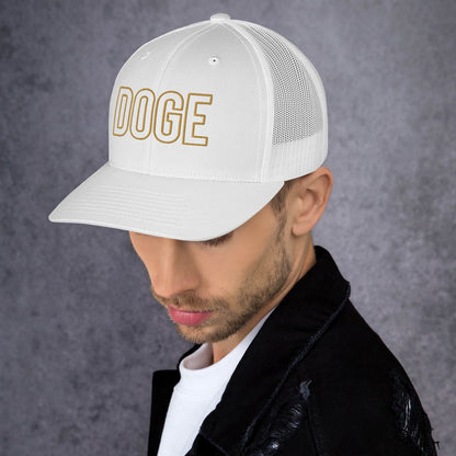 DOGE Trucker Cap DOGE Merch Department of Government Efficiency Meme Hat