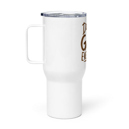 DOGE Mug Premium Insulated Travel Mug | Stainless Steel Tumbler with Handle | 25oz & 40oz Sizes | Leakproof Lid