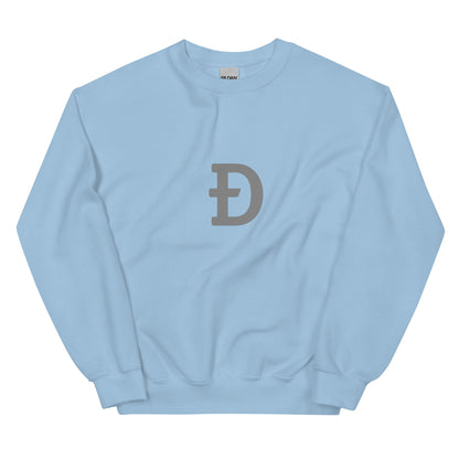 Gray Ð Dogecoin Sweatshirt | DOGE Shirt | DOGE Merch
