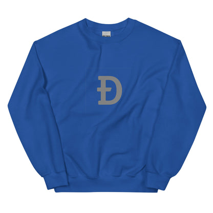 Gray Ð Dogecoin Sweatshirt | DOGE Shirt | DOGE Merch