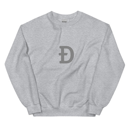 Gray Ð Dogecoin Sweatshirt | DOGE Shirt | DOGE Merch