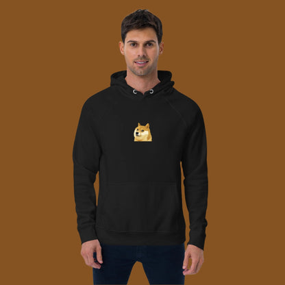OG DOGE Power Hoodie | Eco-Friendly Organic Unisex Sweatshirt | Classic DOGE Merch