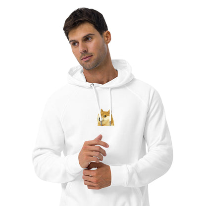 OG DOGE Power Hoodie | Eco-Friendly Organic Unisex Sweatshirt | Classic DOGE Merch