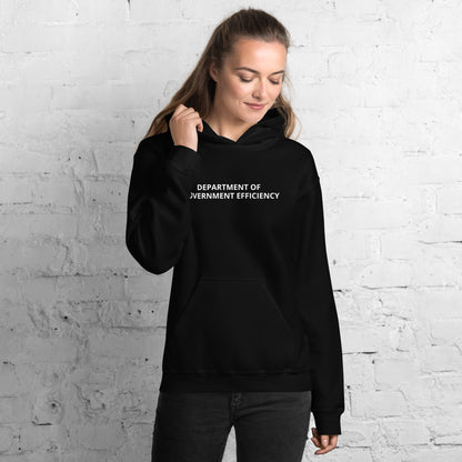 Unisex D.O.G.E. Hoodie | Department of Government Efficiency Sweatshirt | DOGE MEME Streetwear