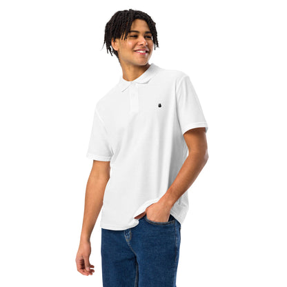 Grey Doge Emblem Unisex Pique Polo Shirt