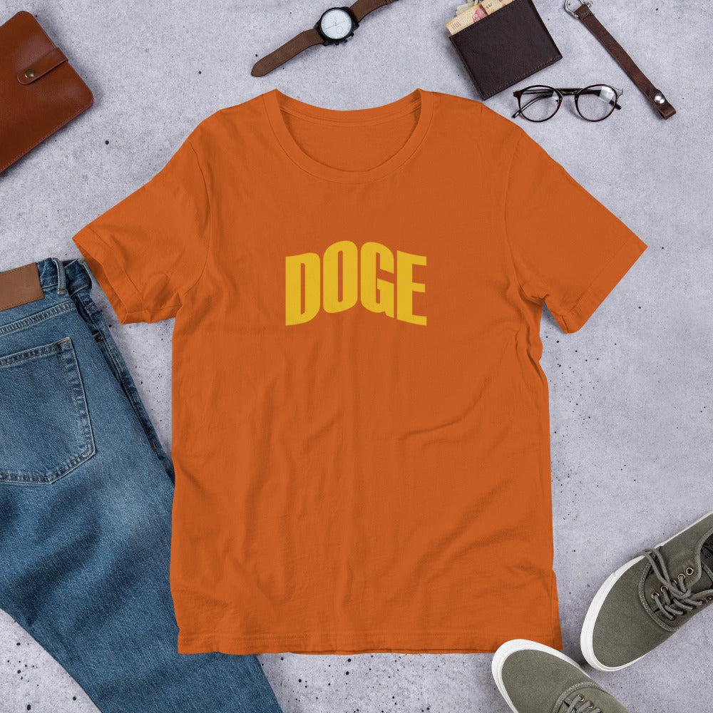 Mellow Yellow DOGE - Unisex Dogecoin t-shirt