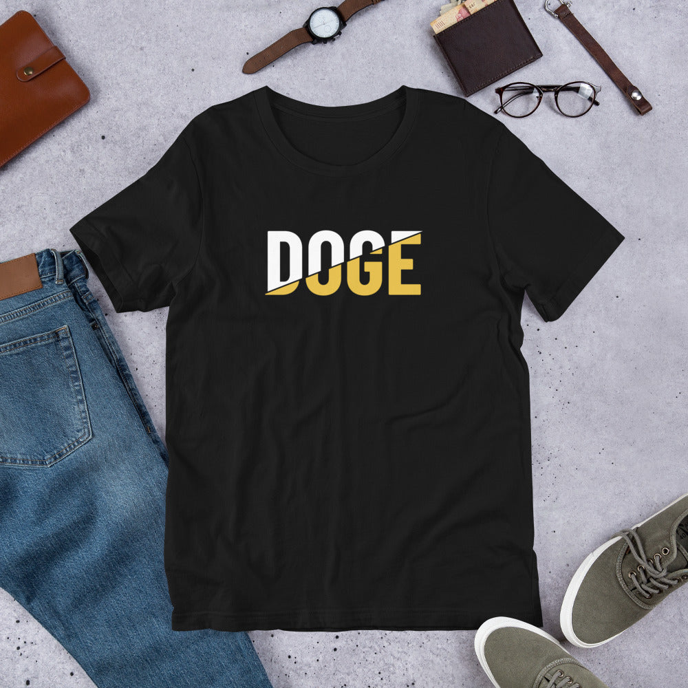 Slice DOGE Dogecoin D.O.G.E. Unisex T-Shirt | Premium DOGE Meme Apparel | Soft Cotton Dogecoin Shirt