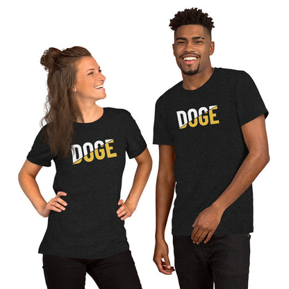 Slice DOGE Dogecoin D.O.G.E. Unisex T-Shirt | Premium DOGE Meme Apparel | Soft Cotton Dogecoin Shirt