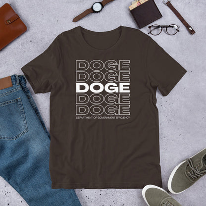 DOGE Repeating Shirt - Unisex dogecoin t-shirt
