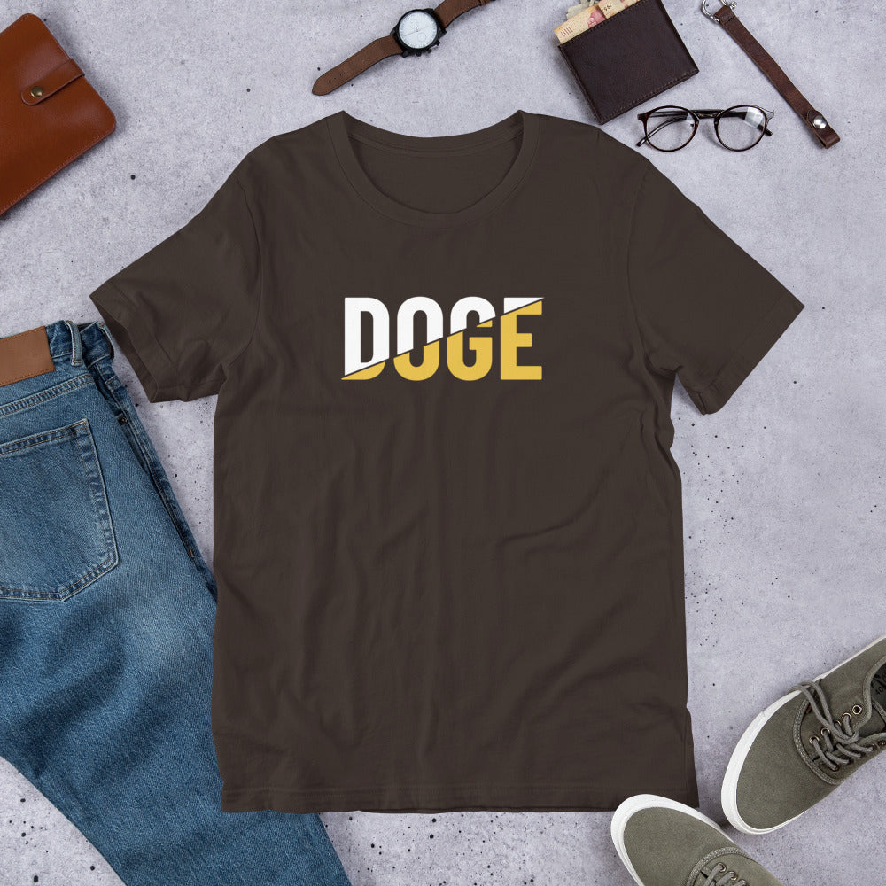 Slice DOGE Dogecoin D.O.G.E. Unisex T-Shirt | Premium DOGE Meme Apparel | Soft Cotton Dogecoin Shirt