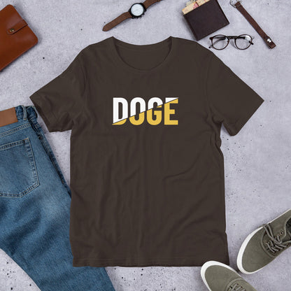 Slice DOGE Dogecoin D.O.G.E. Unisex T-Shirt | Premium DOGE Meme Apparel | Soft Cotton Dogecoin Shirt