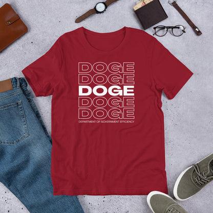 DOGE Repeating Shirt - Unisex dogecoin t-shirt