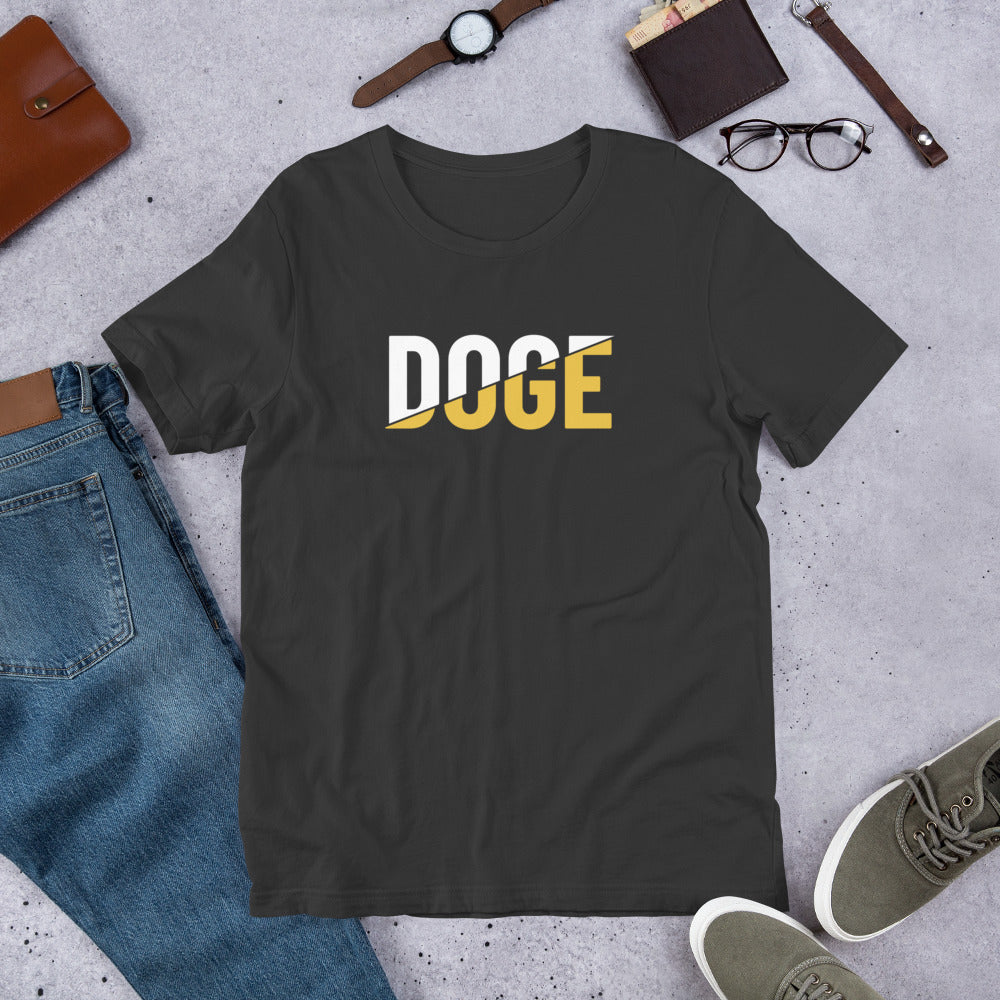 Slice DOGE Dogecoin D.O.G.E. Unisex T-Shirt | Premium DOGE Meme Apparel | Soft Cotton Dogecoin Shirt