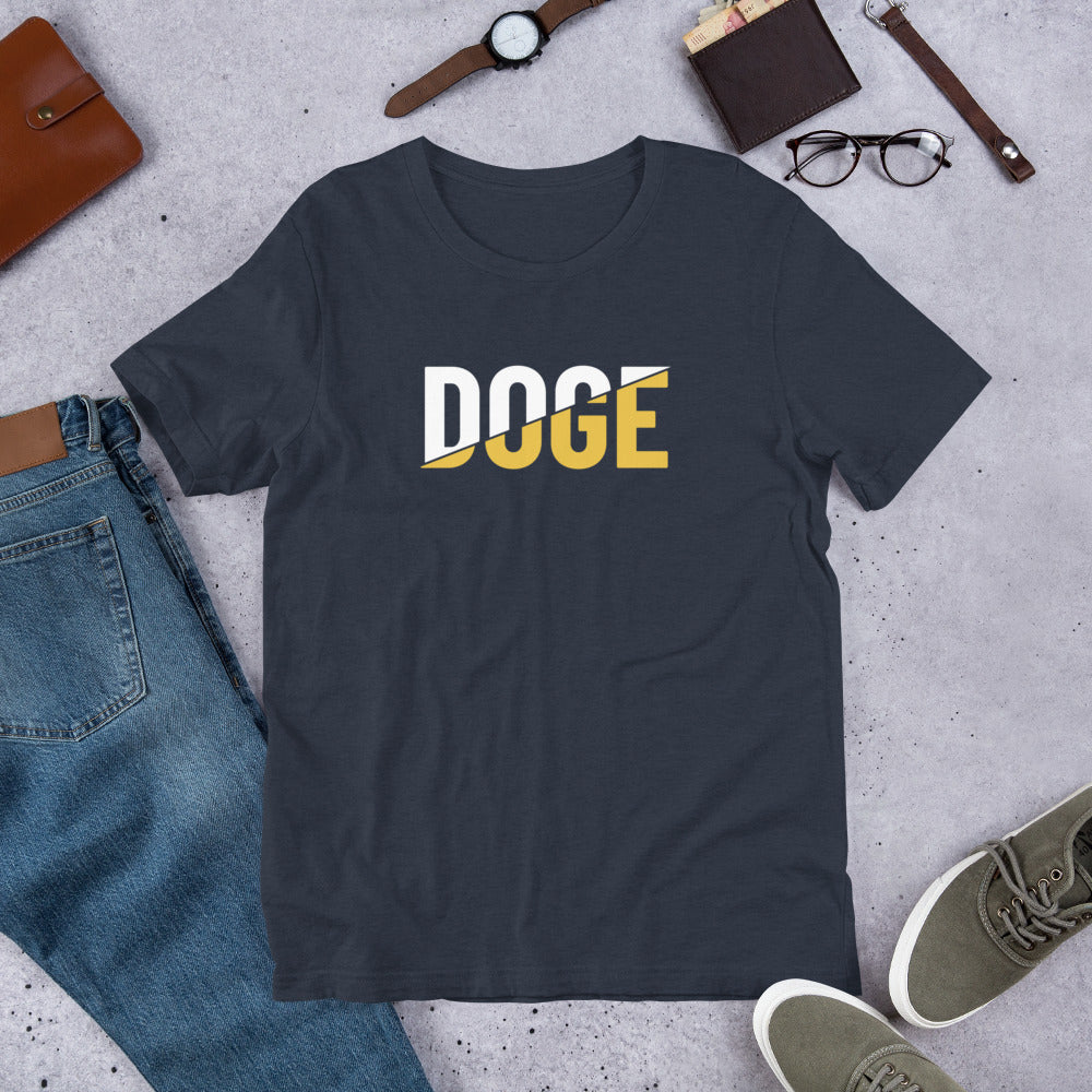Slice DOGE Dogecoin D.O.G.E. Unisex T-Shirt | Premium DOGE Meme Apparel | Soft Cotton Dogecoin Shirt