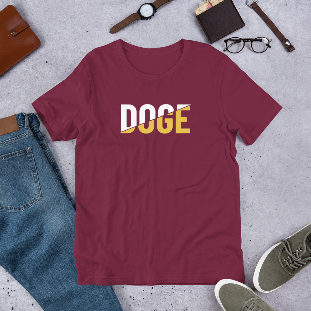 Slice DOGE Dogecoin D.O.G.E. Unisex T-Shirt | Premium DOGE Meme Apparel | Soft Cotton Dogecoin Shirt