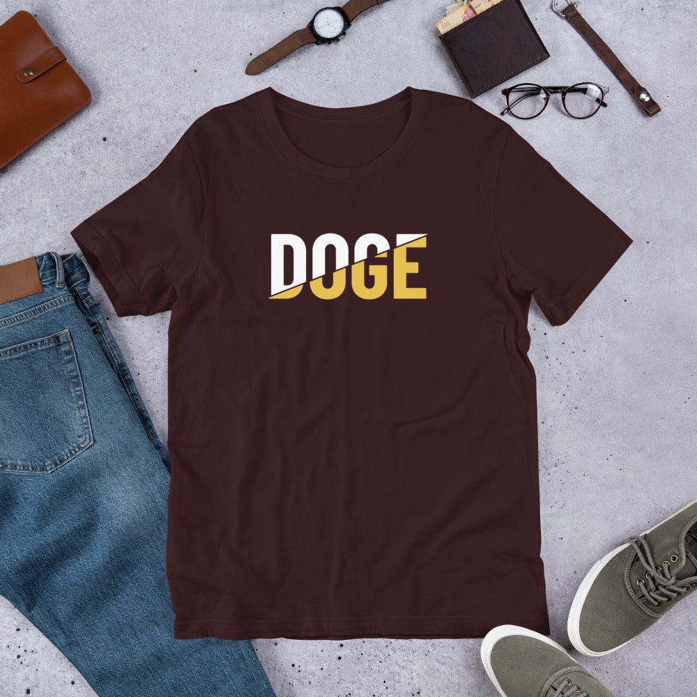 Slice DOGE Dogecoin D.O.G.E. Unisex T-Shirt | Premium DOGE Meme Apparel | Soft Cotton Dogecoin Shirt