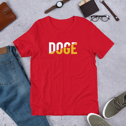 Slice DOGE Dogecoin D.O.G.E. Unisex T-Shirt | Premium DOGE Meme Apparel | Soft Cotton Dogecoin Shirt